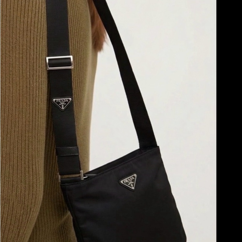 Prada Black Nylon Messenger